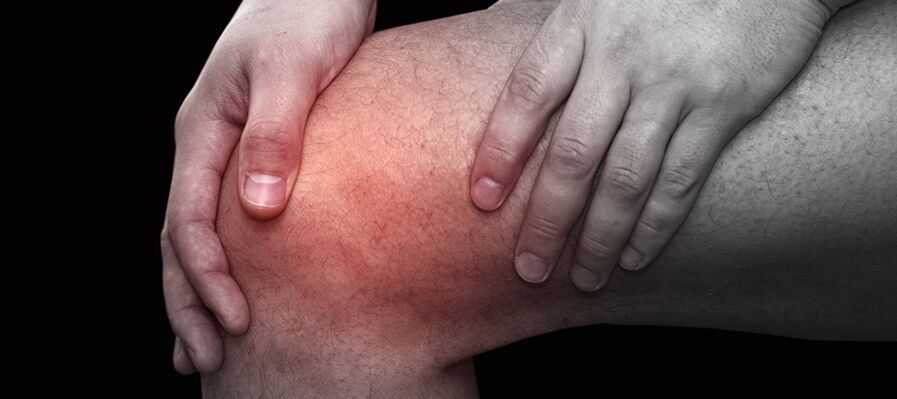 Ontsteking en ongemak in de knie met gonartrose
