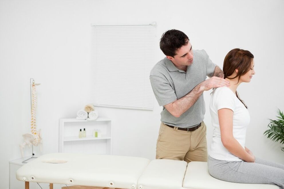 nekmassage voor osteochondrose